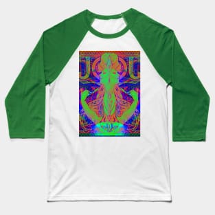 Alphonse Mucha Remixed 02 Baseball T-Shirt